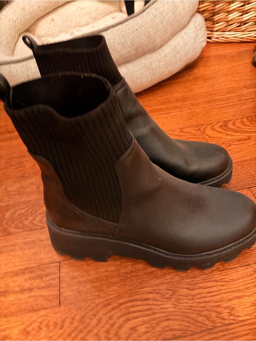 DV by Dolce Vita Black Chelsea Ankle Boots